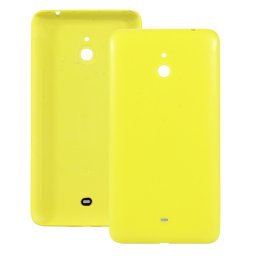 iPartsAcheter pour Nokia Lumia 1320 Couvercle arrière de la batterie du boîtier d origine + bouton latéral (jaune)