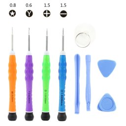 JIAFA JF-8110 9 dans 1 ensemble d outils de réparation pour iPhone 7 et 7 Plus / Samsung