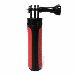 Multi-fonctionnel support de trépied pliable Selfie Monopod Stick pour GoPro HERO5 Session / 5/4 Session / 4/3 + / 3/2/1, caméras de sport Xiaoyi, longueur: 12-23cm (rouge)