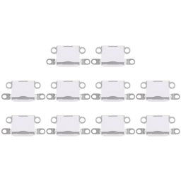 10 PCS Connecteur de Port de Charge pour iPhone 5 / 5S (Blanc)