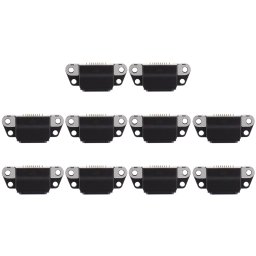 10 PCS Connecteur de Port de Charge pour iPhone 8 Plus / 8 (Noir)