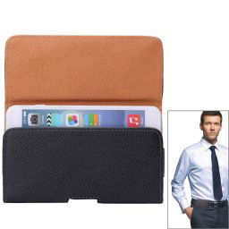 Sac de taille à motif horizontal Litchi Texture pour iPhone 6s Plus / iPhone 6 Plus et Galaxy Note 8 / Note 5 / Note 4 / S6 Edge Plus