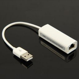 Adaptateur Fast Ethernet USB 2.0 haute vitesse (blanc)