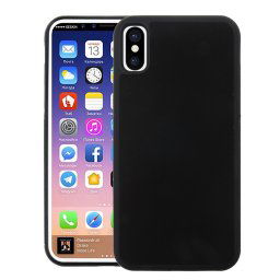 Pour iPhone X / XS TPU + PC Anti-Gravity Dropproof Case Housse de protection arrière (Noir)