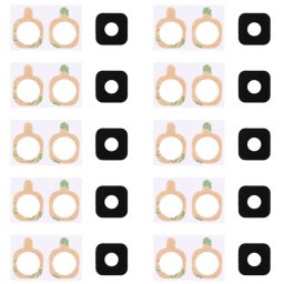 10 PCS Back Camera Lens Cover avec autocollant pour Galaxy S6 Active / G890