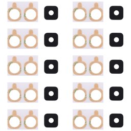 10 PCS Back Camera Lens Cover avec autocollant pour Galaxy A5 (2018) / A8 (2018) / A530
