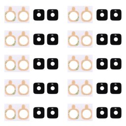 10 PCS Back Camera Lens Cover avec autocollant pour Galaxy Alpha / G850