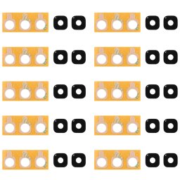 10 PCS Back Camera Lens Cover avec autocollant pour Galaxy J2 Pro (2018)