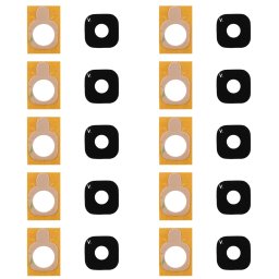10 PCS Back Camera Lens Cover avec autocollant pour Galaxy J3 (2016) / J320