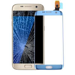 iPartsAcheter pour Samsung Galaxy S7 bord / G9350 / G935F / G935A numériseur d écran tactile (bleu)