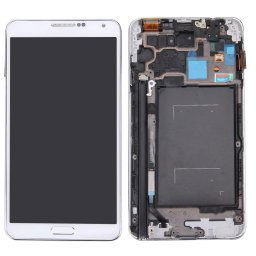 iPartsAcheter pour Samsung Galaxy Note III / N900A / N900T Original LCD Affichage + Écran Tactile Digitizer Assemblée avec Cadre (Blanc)