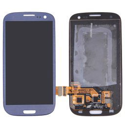 iPartsAcheter pour Samsung Galaxy SIII / i9300 Original Écran LCD + Assemblée Digitizer écran tactile (Bleu foncé)