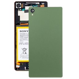iPartsBuy Housse arrière en verre d origine pour Sony Xperia Z3 / D6653 (vert)