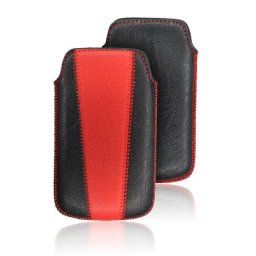 Housse Forcell - Duo - Apple iPhone 3G / 3GS / 4 / 4S / Nokia N97 / Samsung i900 OMNIA - Noir et Rouge