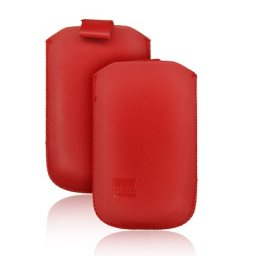 Chic pochette ultra slim - Apple iPhone 3G / 3GS / 4 / 4S / Samsung i900 OMNIA - Rouge