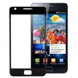 Façade avant pour Samsung Galaxy SII / i9100 - Noir