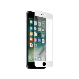 Novodio Total Cover 9H Glass Blanc - Vitre protection 3D intégrale iPhone 7 Plus