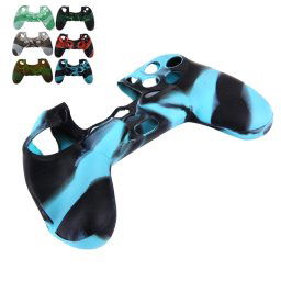 Housse de protection Camo Silicone pour contrôleur PS4, livraison couleur aléatoire