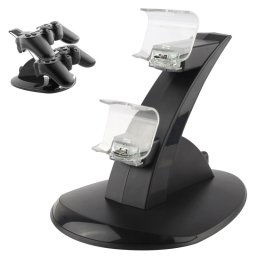 2 x station de stationnement USB Station Stand / Controller Support de chargement pour PS4 (noir)