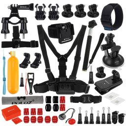 PULUZ 53 en 1 Accessoires Total Ultimate Combo Kit pour GoPro HERO5 /4 /3+ /3 /2 /1
