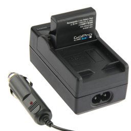Batterie pour appareil photo numérique Chargeur voiture pour Gopro HERO 4 AHDBT-401