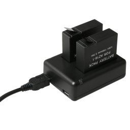 BC-AZ16 Appareil photo numérique Chargeur USB double piles pour Xiaomi Xiaoyi II 4K