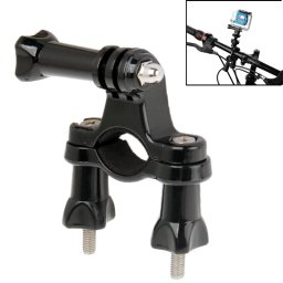 Support de tige de selle de guidon de vélo universel pour caméra de sport extérieur AEE et Gopro HERO4 / 3+ / 3/2/1 (noir)