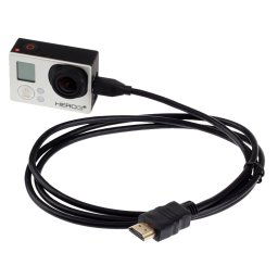 XM46 Full 1080P Vidéo HDMI vers le câble Micro HDMI pour Xiaomi Xiaoyi, Longueur: 1,5 m