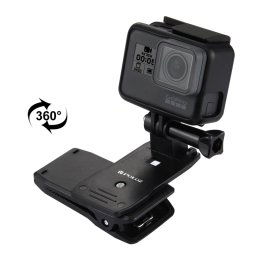 PULUZ Sac à dos tournant à 360 degrés Chapeaux à recouvrement Montage par serrage rapide pour GoPro HERO5 / 4/3 + / 3/2/1 / + LCD