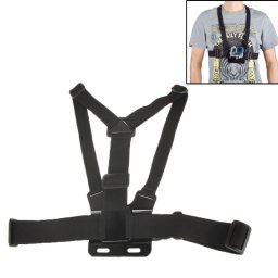 Extreme Sport Front Chest Elastic Belt Shoulder Strap Mount Holder pour appareil photo pour GoPro HERO3 + / 3/2/1 (Noir)