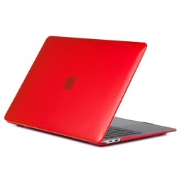 Housse de protection en cristal pour ordinateur portable pour MacBook Air 13,3 pouces A1932 (2018) (rouge)