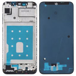 Plaque de cadre de boîtier LCD pour boîtier avant pour Huawei Y7 (2019) (Noir)