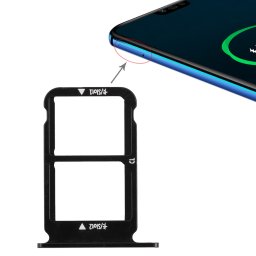 Bac à cartes SIM pour Huawei Honor 10 (noir)