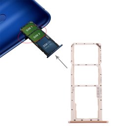 Plateau à cartes SIM + Plateau à cartes Micro SD pour Huawei Honor 8C (Or)