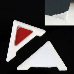 Protecteur d angle de porte autocollant universel en silicone pour carrosserie (blanc)
