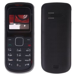 Coque complet (cache avant + cadre central + cache arrière de la batterie + clavier) pour Nokia 1202