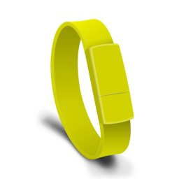MicroDrive 64 Go USB 2.0 Bracelet de mode Bracelet U Disque (Jaune)