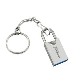 STICKDRIVE 128 Go USB 3.0 haute vitesse Creative Love Lock Metal U Disk (Silver Grey)