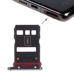 Bac à carte SIM + bac à cartes NM pour Huawei P30 Pro (Noir)