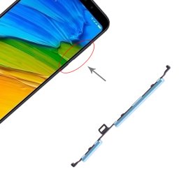 Bouton d alimentation et bouton de contrôle du volume pour Xiaomi Redmi 5 Plus (bleu)