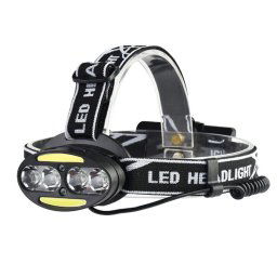 30000 LM 4 × CREE XML-T6 + 2 × COB + 2 × Lampe frontale à DEL rouge Lampe de poche Lampe torche Lanterne