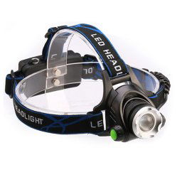 Lampe frontale puissante de lampe-torche de torche de la lumière LED de T6 de Zoomable pour la pêche, camping