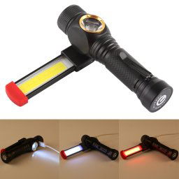 W550 10W 800LM USB Charge T6 + COB IPX6 Lampe de travail à LED forte étanche avec 5 modes de fonctionnement