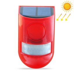 Alarme sonore d alarme IP65 étanche à l énergie solaire 110 dB alarme antivol
