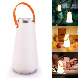 Lampe de table à LED rechargeable de commutateur portatif de contact extérieur lumière de nuit d urgence de camping avec la poignée