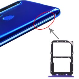 Plateau à cartes SIM + Plateau à cartes NM pour Huawei Nova 5 (violet)