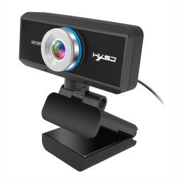Webcam HXSJ S90 30fps 1 mégapixel 720P HD pour ordinateur de bureau / ordinateur portable / Android TV, avec microphone insonorisant de 8 m, longueur: 1,5 m
