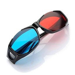 Rouge Bleu 3D Lunettes Anaglyphe Encadré 3D Vision Lunettes pour Jeu Stéréo Film Lunettes Dimensionnelles Lunettes En Plastique
