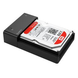 ORICO 6518US3 USB 3.0 Type-B 2.5 / 3.5 pouces Outil HDD Station d accueil Station d accueil externe Boîtier de disque dur externe (noir)