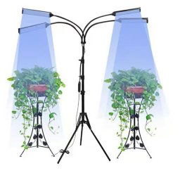 USB 40W 12V LED Croissance de la croissance Lumière de la croissance de plantes avec télécommande RF Trépied pliante de plancher sans adaptateur secteur, style: version carrée